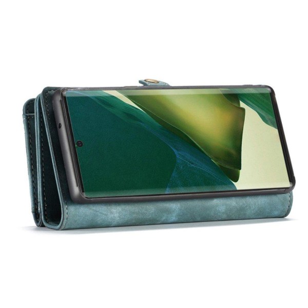 CaseMe Samsung Galaxy S21 lompakko vetoketjulla - sininen Blue