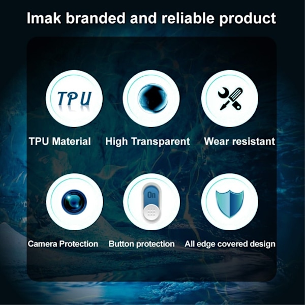 Imak UX-5-skydd för ASUS Zenfone 8 - Transparent Transparent