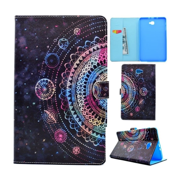 Samsung Galaxy Tab A 10.1 (2016) etui i læder - Flerfarvet Multicolor