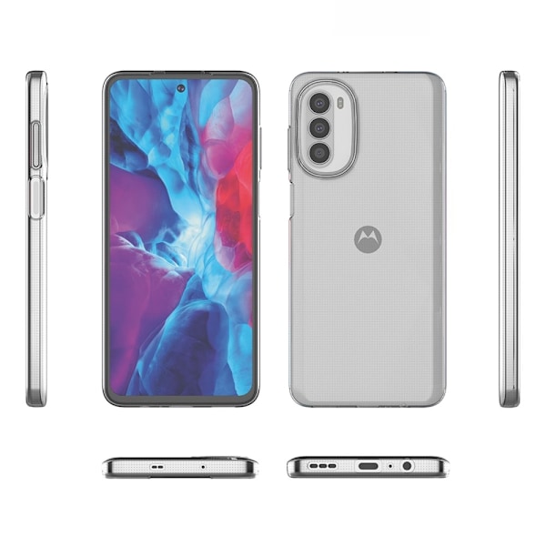 Erittäin ohut läpinäkyvä kotelo Motorola Moto G82 / Moto G52:lle Transparent