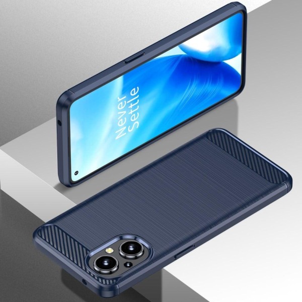 Carbon Flex Suojakotelo OnePlus Nord N20 5G - Sininen Blue