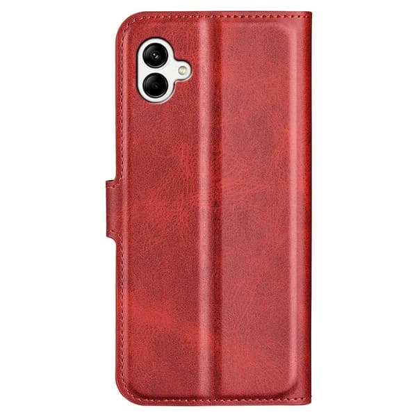 Læretui med Lommebok til Samsung Galaxy A04 - Rød Red