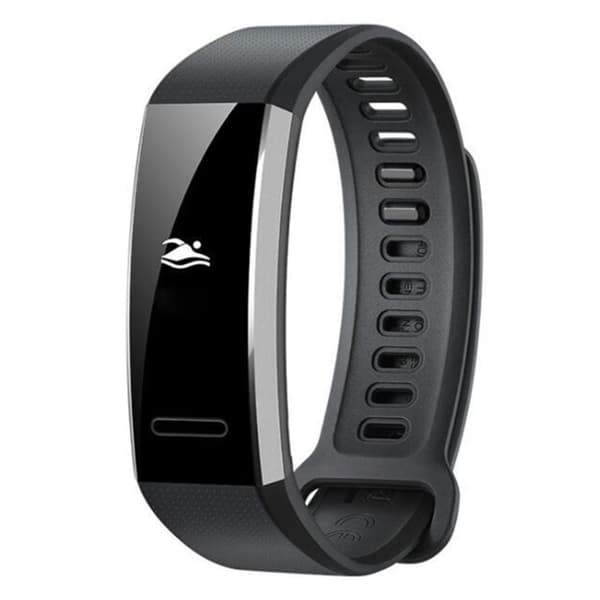 Huawei Band 2 Pro / Band 2 holdbar silikone Urrem - Sort Black
