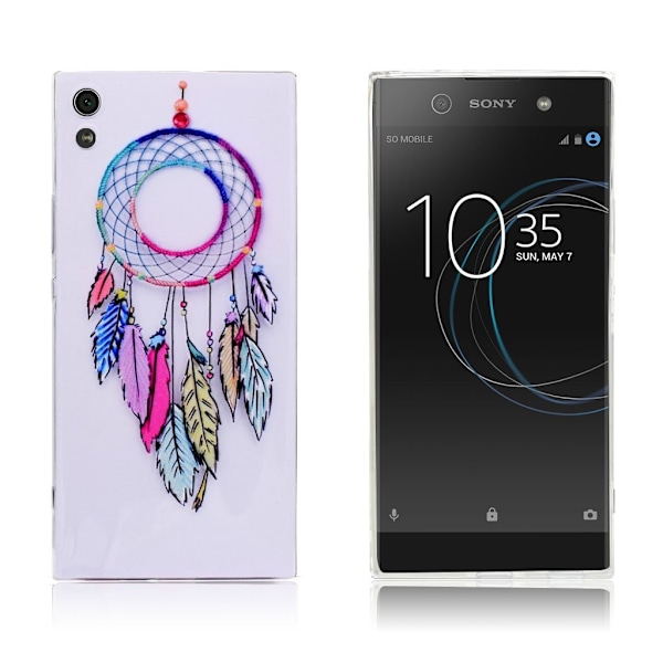 Sony Xperia XA1 Ultra tyndt silikone cover - Drømmefanger Multicolor