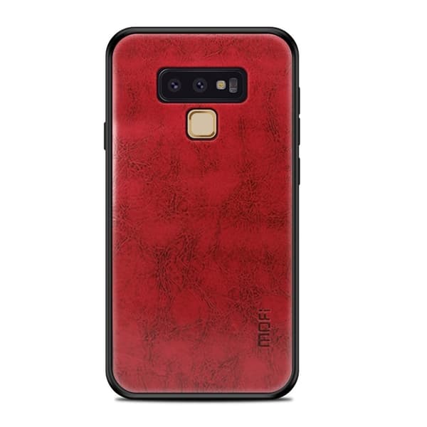 MOFI Samsung Galaxy Note9 beskyttelses deksel av hybride materiale - rød Red