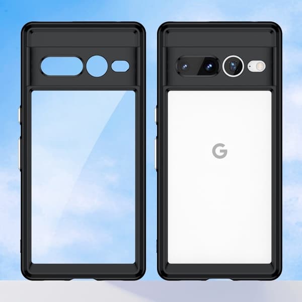 Google Pixel 7 Pro smart akryl cover - Sort Black