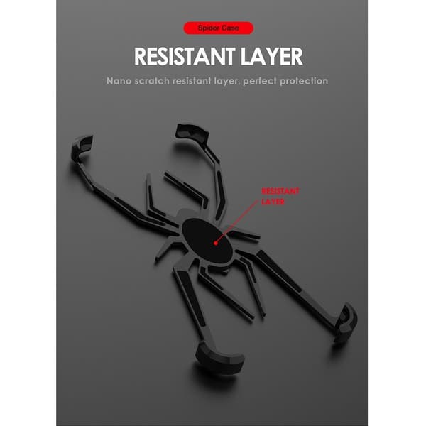 R-JUST Spider Alu Bumper - iPhone 11 Pro - Svart + Silver Black
