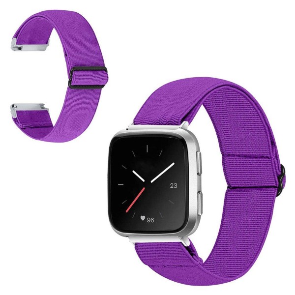 Apple Watch 44mm elastic watch strap - Dark Purple Lila