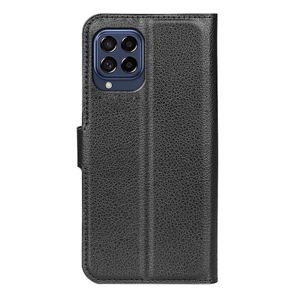 Klassisk Samsung Galaxy M53 5G flip etui - Sort Black