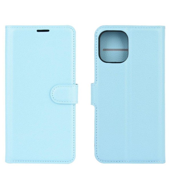 Klassisk iPhone 12 Pro / iPhone 12 flip etui - Blå Blue