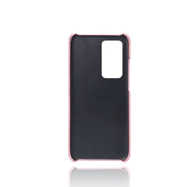 Dual Card cover - Huawei P40 - Rødguld Pink