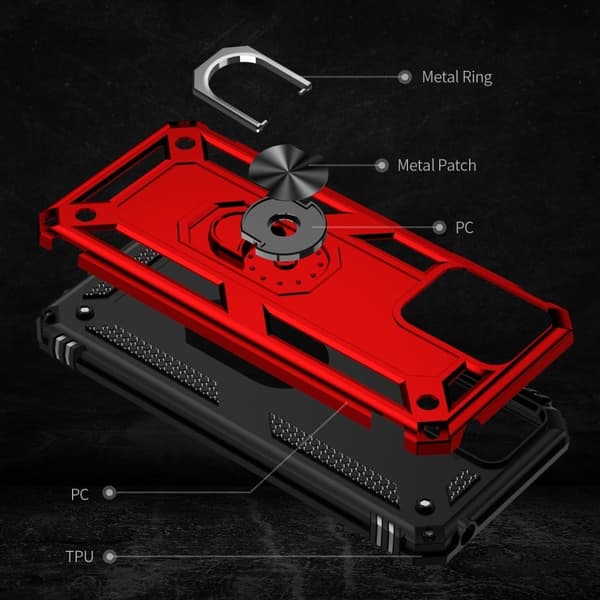Bofink Combat Motorola Moto G14 deksel - Rød Red
