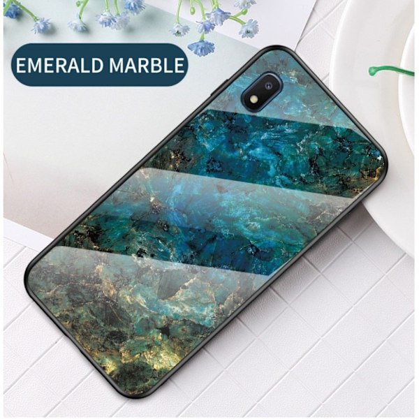 Fantasy Marmor Samsung Galaxy A10e skal - Smaragd Grön