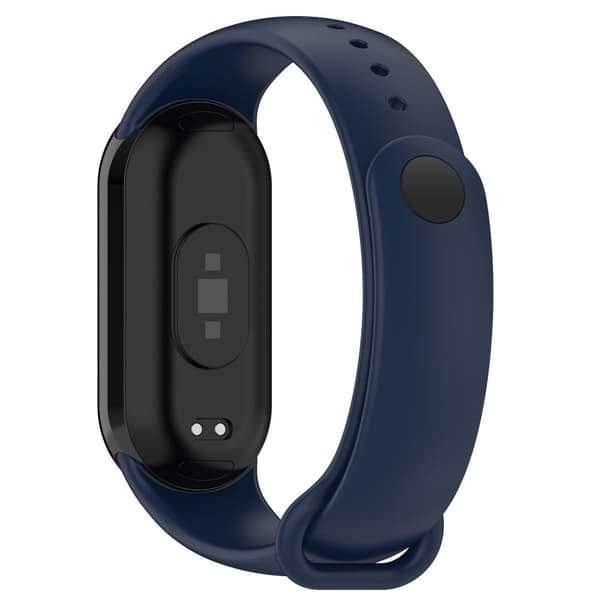 Xiaomi Smart Band 8 silikonerem med metalstik - Midnatsblå Blue