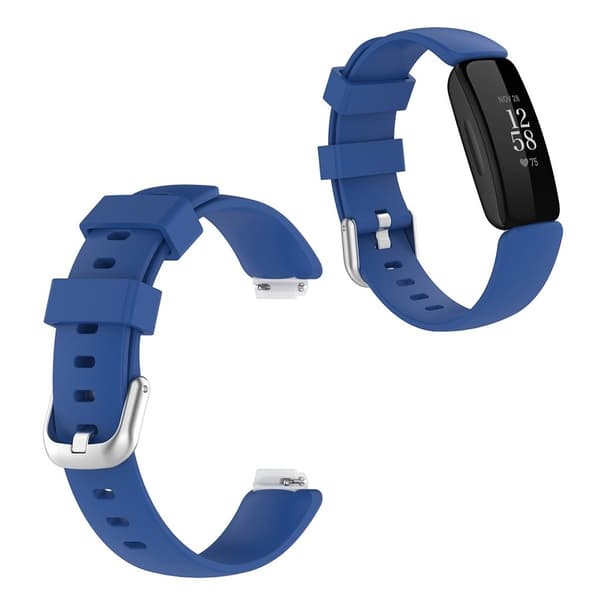 Fitbit Inspire 2 simple watch band - Dark Blue / Size: S Blå