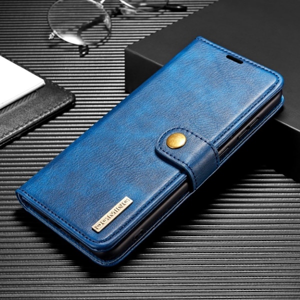 DG.MING OnePlus 8T 2-in-1 lompakkokotelo - Sininen Blue