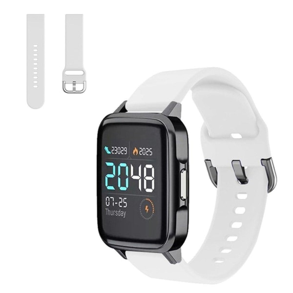 Haylou SmartWatch comfort silikoni ranneke - Valkoinen Koko: S White