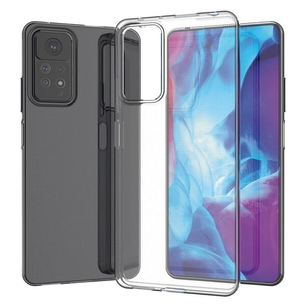 Ultratynt gjennomsiktig etui for Xiaomi Redmi Note 11 Pro 5G / Note 11 Pro Transparent