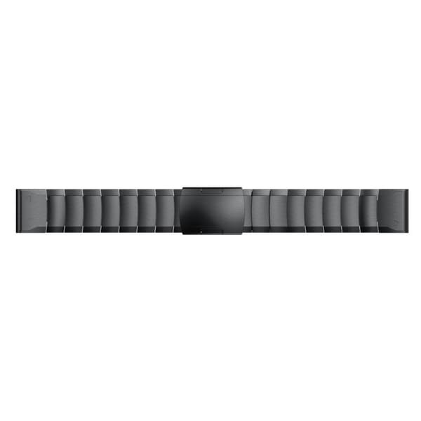 Garmin Fenix ​​6 solid rustfritt stål ur band - Svart Black