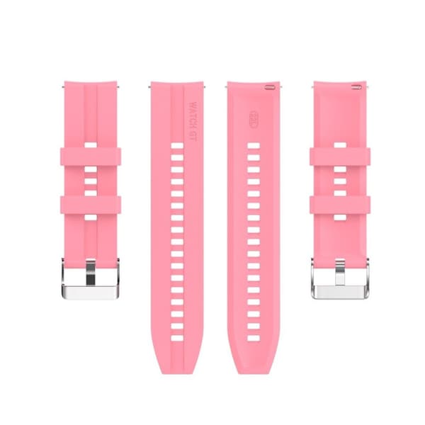 22mm silikoninen ranneke Amazfit-laitteille - Pinkki Pink