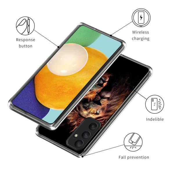 Vibe Samsung Galaxy A35 deksel - Style F Gold