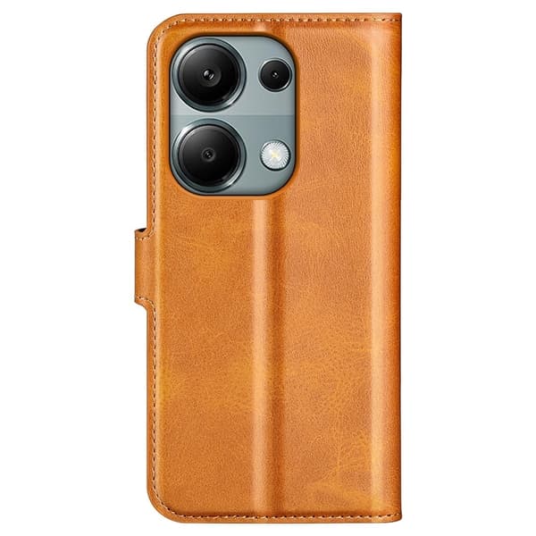 Xiaomi Redmi Note 13 Pro 4G læderetui med pung - Gul Yellow