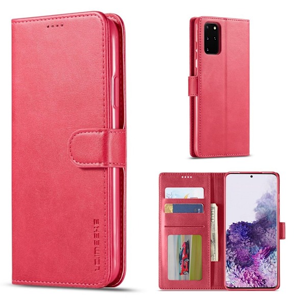 LC.IMEEKE Samsung Galaxy S20 Plus Flip kotelot - Ruusu Pink