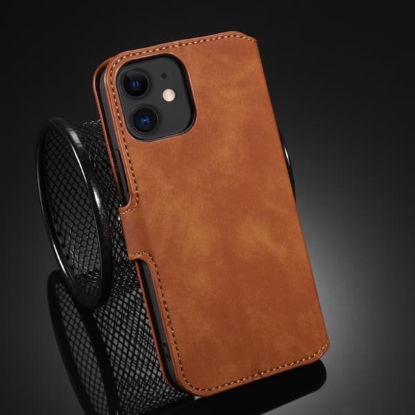 DG.Ming Retro iPhone 12 Mini fodral - Brun Brun