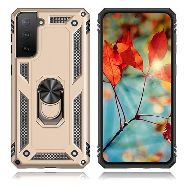Bofink Combat Samsung Galaxy S21 FE Etui - Guld Gold