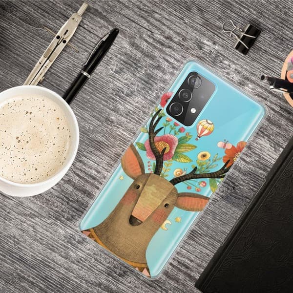 Deco Samsung Galaxy A32 Etui - Elg Brown