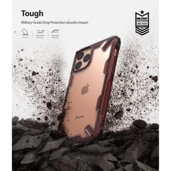 Ringke FUSION X iPhone 11 Pro - Rubinröd Röd