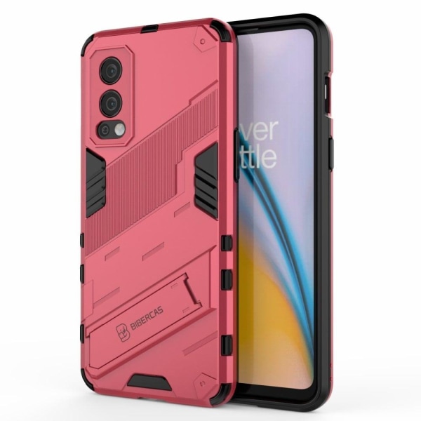 Shockproof hybrid cover with a modern touch for OnePlus Nord 2 5 Pink