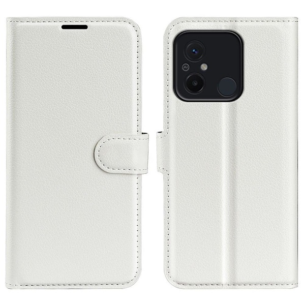Klassisk Xiaomi Redmi 12C Flip Etui - Hvid White