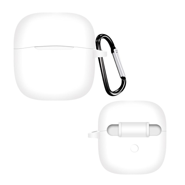 Baseus W04 Plus silikonskydd med spänne - Vit Vit