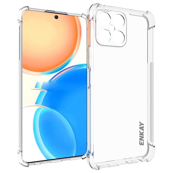 ENKAY klart faldsikkert etui til Honor X8 Transparent