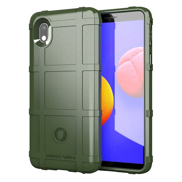Rugged Shield Samsung Galaxy A01 Core kotelot - Vihreä Green
