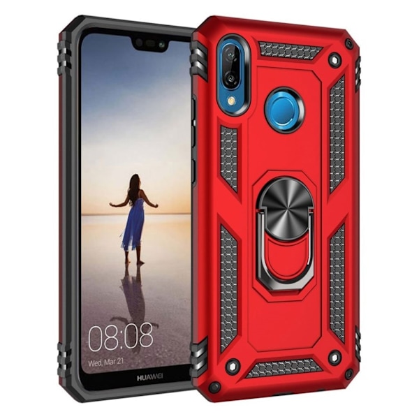 Bofink Combat Huawei P20 Lite deksel - Rød Red