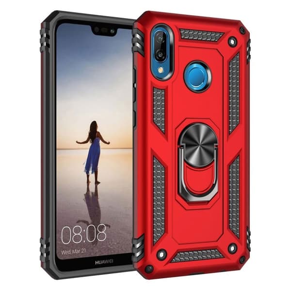 Bofink Combat Huawei P20 Lite skal - Röd Röd