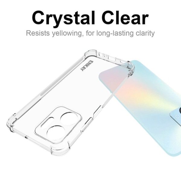 ENKAY clear drop-proof case for Honor X7a Transparent