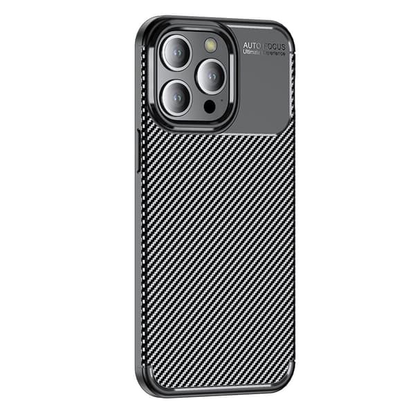 Carbon Shield iPhone 15 Pro skal - Svart Svart