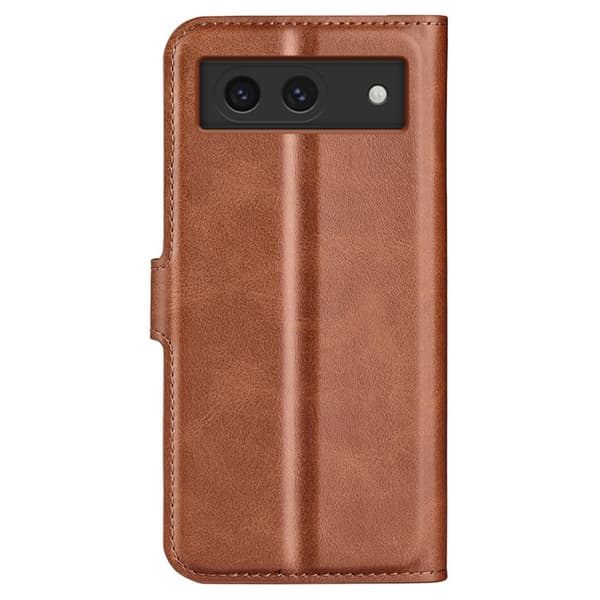 Google Pixel 8A nahkainen lompakokkotelo - Ruskea Brown