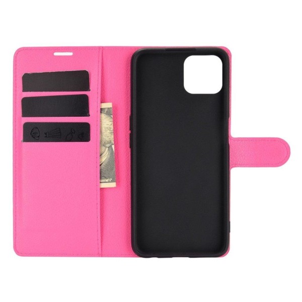 Classic Oppo A72 5G flip etui - Rose Pink