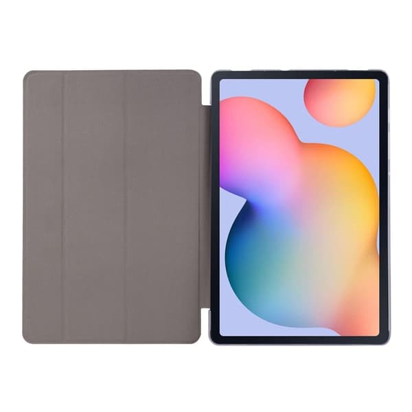 Tri-fold læder stativ taske til Samsung Galaxy Tab S8 - Guld Gold