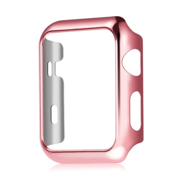Hoco Defender Apple Kellon 38mm Galvanoitu Kuori Sarja 1 Sarja 2 - Rosee kulta Pink