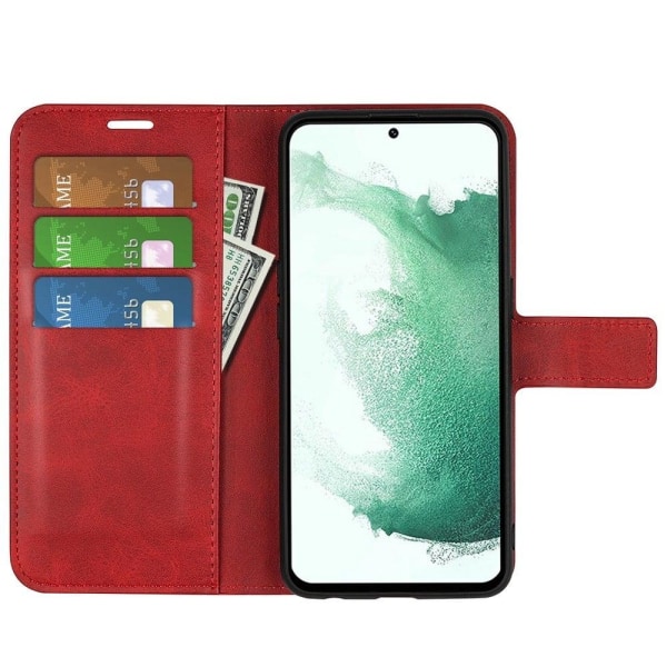 Lompakko Nahkakotelo For Samsung Galaxy S23 Plus - Punainen Red