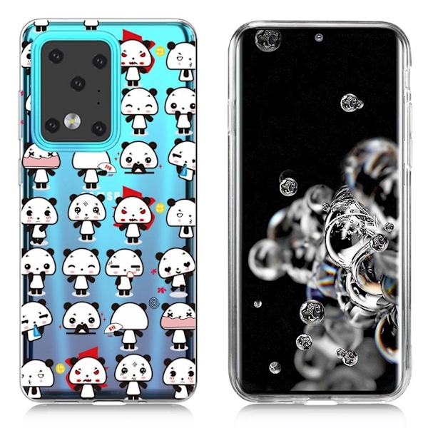 Deco Samsung Galaxy S20 Ultra kotelot - Pikku Pandat White