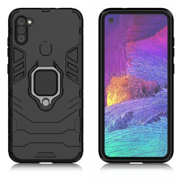 Ring Guard kuoret - Samsung Galaxy A11 - Musta Black