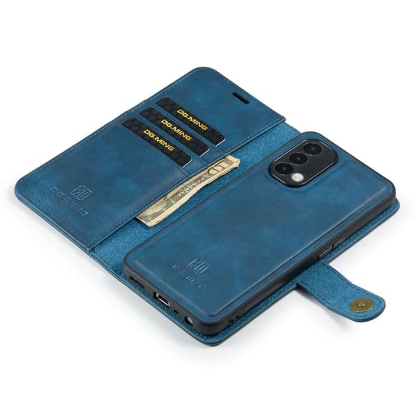DG.Ming OnePlus Nord N200 5G 2-in-1 Pung Etui - Blå Blue