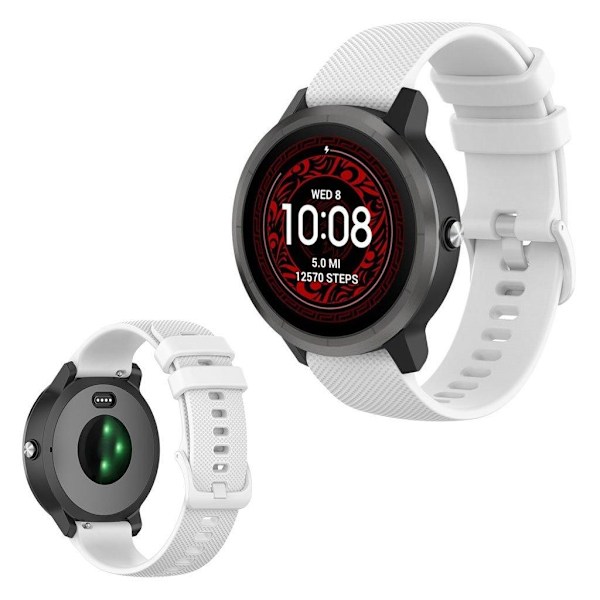 Garmin Vivoactive 3 / 3 Music / Venu klockarmband i silikon - Vit Vit