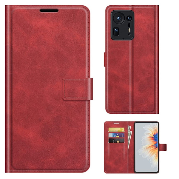 Lompakko Nahkakotelo For Xiaomi Mix 4 - Punainen Red